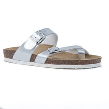 Load image into Gallery viewer, Women&#39;s Arena silver sandals